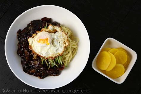 Vegan Jjajangmyeon Recipe & Video - Seonkyoung Longest