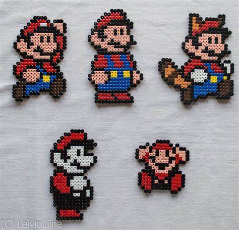 Super Mario - Hama Beads | Hama beads design, Perler bead mario, Hama ...