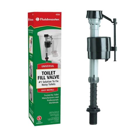 Fluidmaster 400A Toilet Fill Valve Toilet Repair Fill Valve, 54% OFF