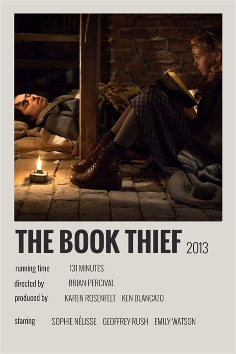 The book thief polaroid poster – Artofit