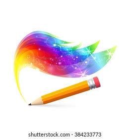 Create Illustrations Drawing Magic Pencils On Stock Vector (Royalty Free) 384233773 | Shutterstock