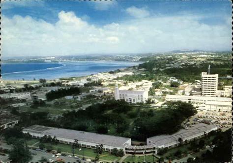 Birdseye view of Agana, Capital of Guam South Pacific