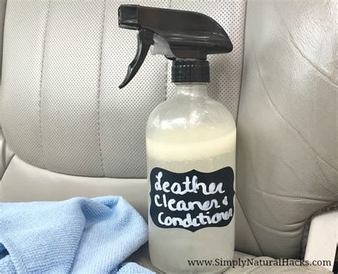 DIY Leather Cleaner & Conditioner Recipe - Simply Natural Hacks™