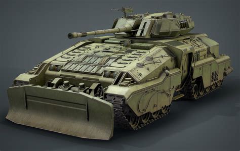 Sci Fi Tank low poly 3D model - TurboSquid 1755202