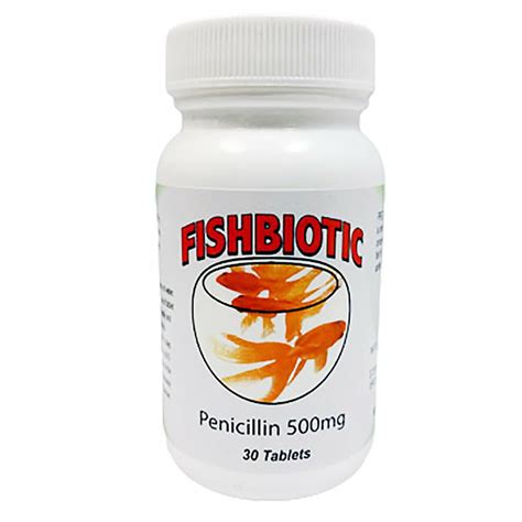 Fishbiotic Penicillin - 500mg 30 Tablets : Trusted Pet Pharmacy Aqua ...