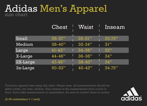 Adidas Men's Trousers Size Guide at Amy Demoss blog