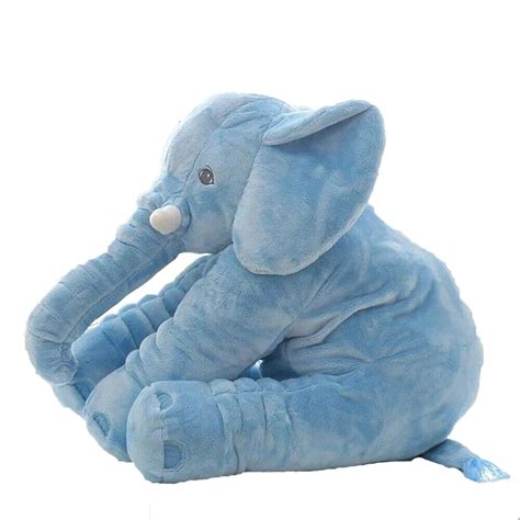 Big Large Grey Soft Elephant Plush Toy Doll Pillow Cushion Stuffed ...