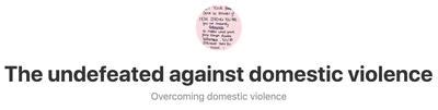 Short Stories of Domestic Abuse