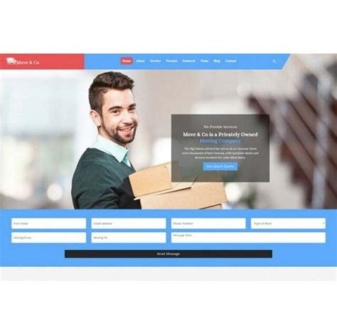 Movers and Packers - HTML Template