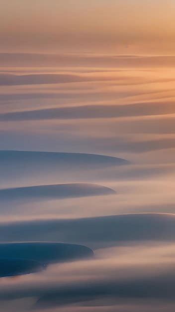 Premium AI Image | Sand dunes in the sunset