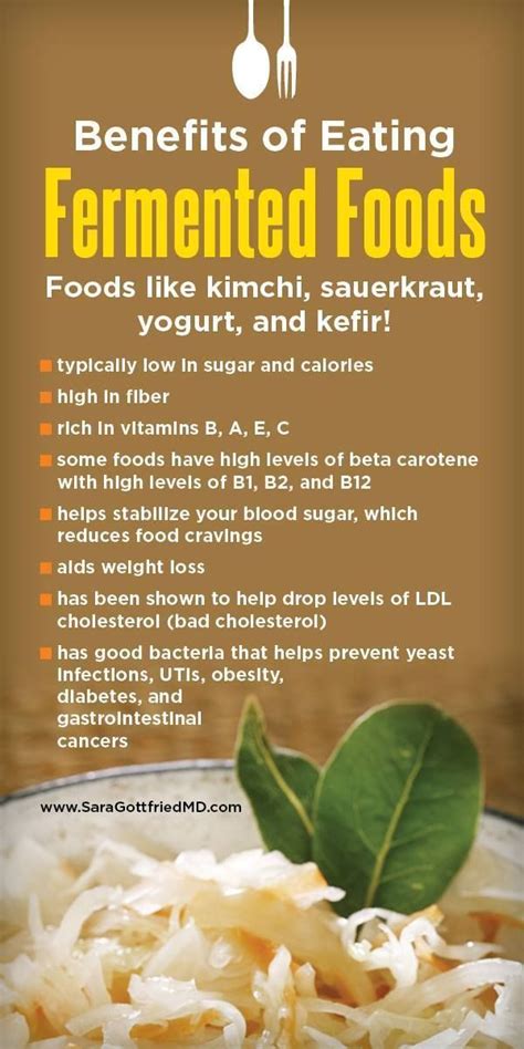 Health Benefits of Eating Fermented Food - Fermented foods like kimchi, sauerkraut, cheese ...