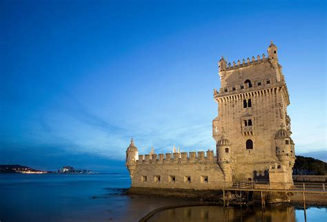 Torre de Belem at dusk. Torre de Belem … – License image – 70395012 ...