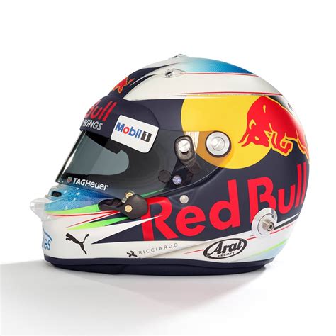 F1 2017, Racing Helmets, Daniel Ricciardo, Red Bull Racing, Helmet ...