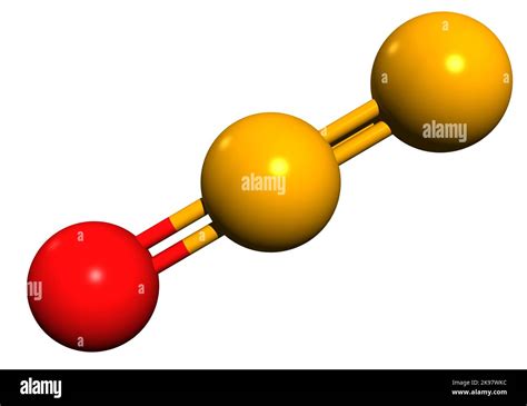 3D image of Nitrous oxide skeletal formula - molecular chemical structure of Laughing gas ...