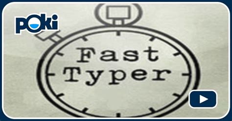 FAST TYPER Online - Play Fast Typer for Free at Poki.com!