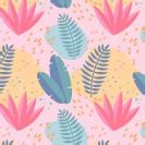 Seamless Pattern for Tropical Summer Design in Adobe Illustrator