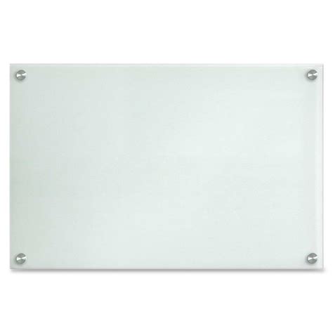 Lorell 24" x 14" Frosted Glass Dry Erase Whiteboard | OfficeSupply.com