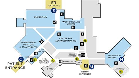 Campus Map and Parking at HSHS St. Anthony's Memorial Hospital