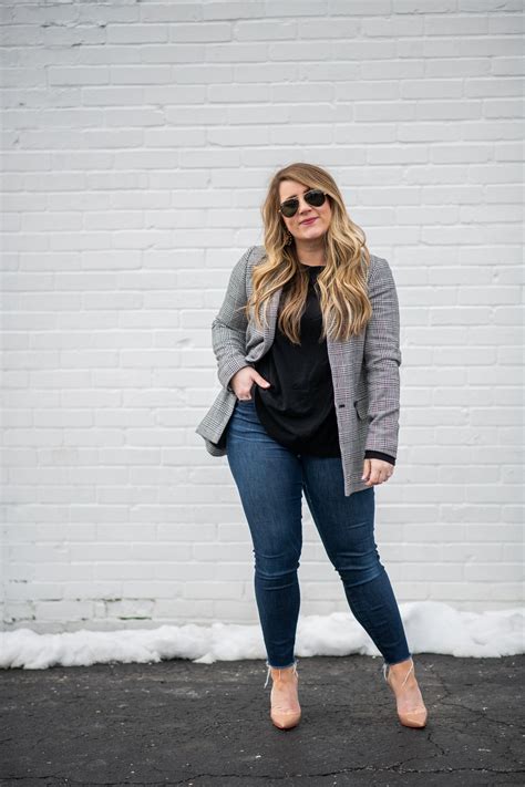 Black and White Plaid Blazer | Fashion | Coffee Beans and Bobby Pins in ...