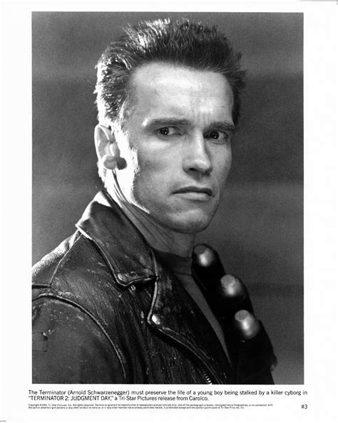 Foto Arnold Schwarzenegger «Terminator 2 Judgment Day» (1991) Ⓒ Carolco Pictures 91 . Arnold ...