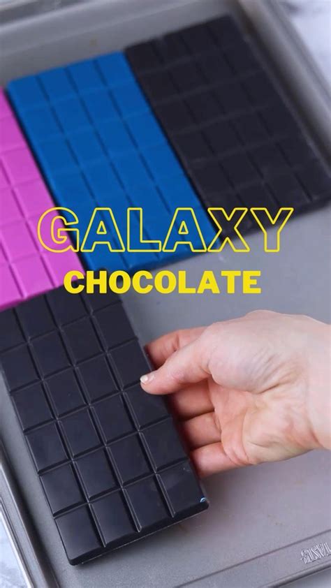 Galaxy Chocolate Bark | Galaxy chocolate, Fun desserts, Chocolate