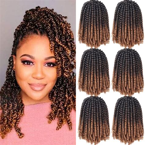 try spring twist hair brown Crochet Twist Hairstyles, Kinky Twists Hairstyles, Curly Crochet ...