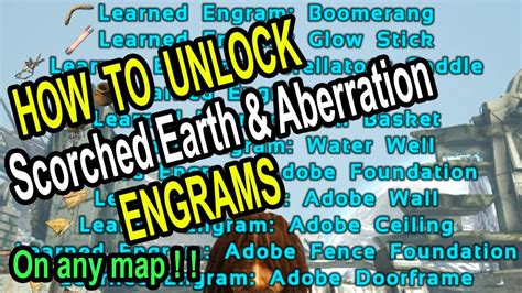 ARK HOW TO UNLOCK SE & AB ENGRAMS ON EXTINCTION or other maps! Ark ...