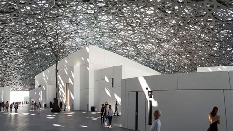 Louvre Abu Dhabi - The Louvre Museum beside the Sea of Abu Dhabi