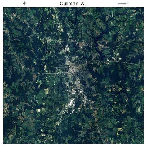 Aerial Photography Map of Cullman, AL Alabama