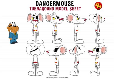 shane cooney: DANGER MOUSE CHARACTER DESIGN