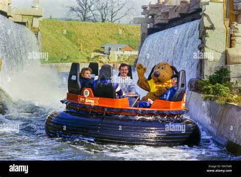 Congo River Rapids water ride. Alton Towers Resort. Staffordshire. UK ...