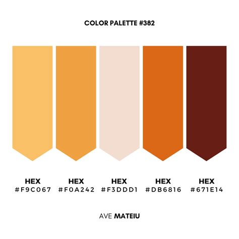 Vivid autumn colors created by nature on maple leaves Color Palette #382 – Ave Mateiu - Fall ...