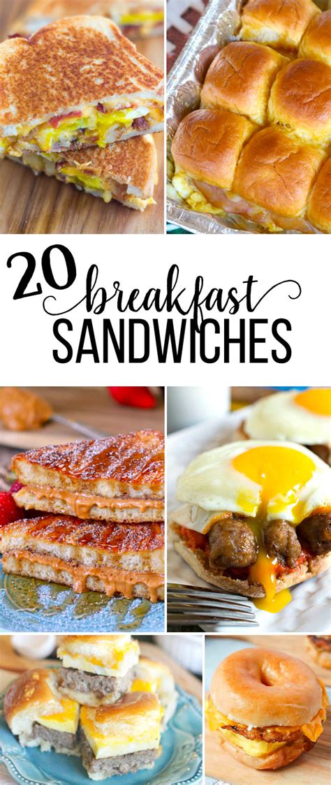 20 Breakfast Sandwiches