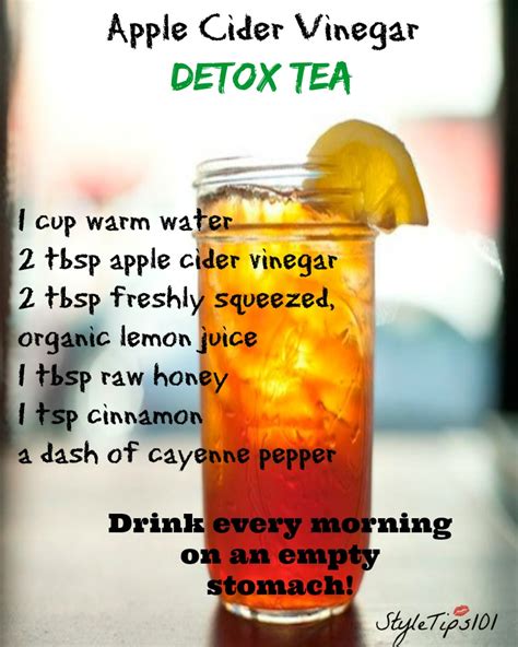 Apple Cider Vinegar Detox Tea