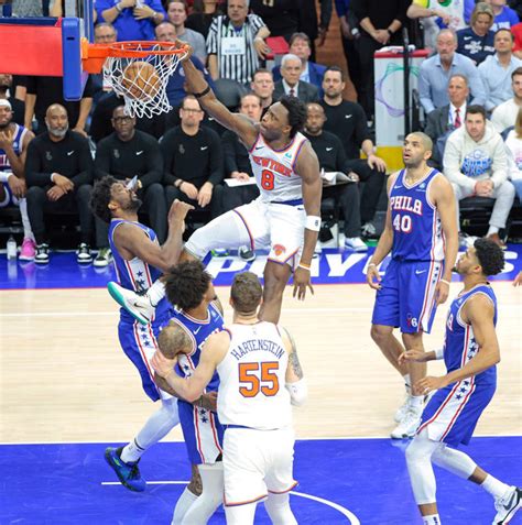 OG Anunoby’s electric dunk over Joel Embiid brought great calls from Mike Breen, Ian Eagle