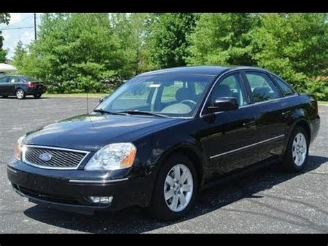 2005 Ford Five Hundred SEL V6 Start Up and Full Tour - YouTube