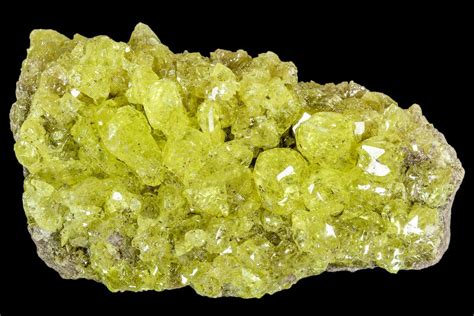 3.1" Sulfur Crystals on Matrix - Bolivia (#104772) For Sale - FossilEra.com