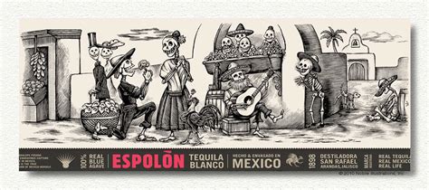 Espolon Tequila Illustrations created by Steven Noble :: Behance