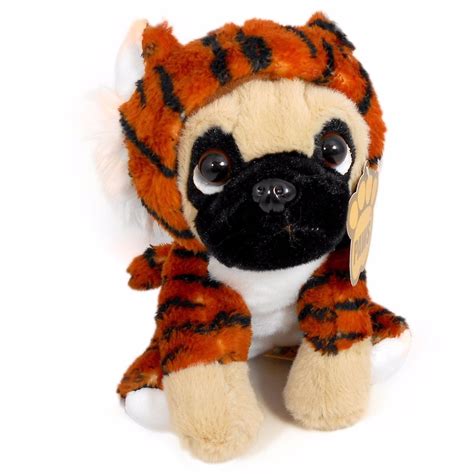 Pug Dog 8" Plush Toy in Costume – Liberty Trading