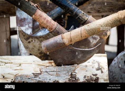 medieval axes Stock Photo - Alamy