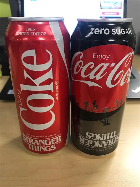 Special edition Coke cans. New Coke coming next : r/StrangerThings