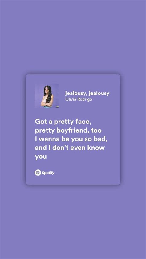 jealousy, jealousy, Olivia Rodrigo | Pretty lyrics, Song lyrics ...