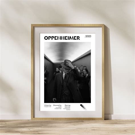 OPPENHEIMER Movie Poster Oppenheimer Poster Print - Etsy