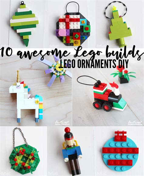 10+ Lego DIY Ornaments To Build This Holiday!