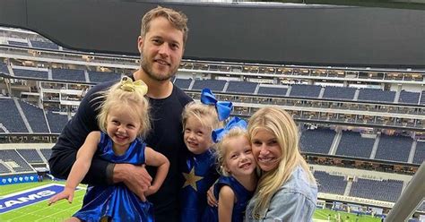 L.A. Rams Quarterback Matthew Stafford Is a Dad to Four Kids