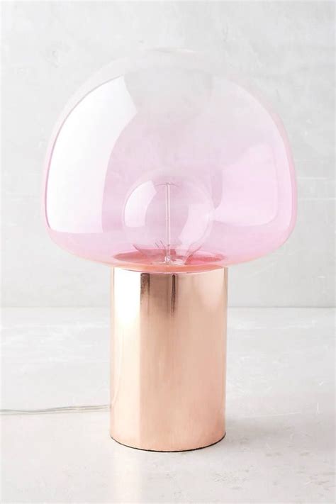 Rose Gold Table Lamp / Interior * Minimalimus by LEUCHTEND GRAU Rose Gold Table, Pink Lamp, Pink ...