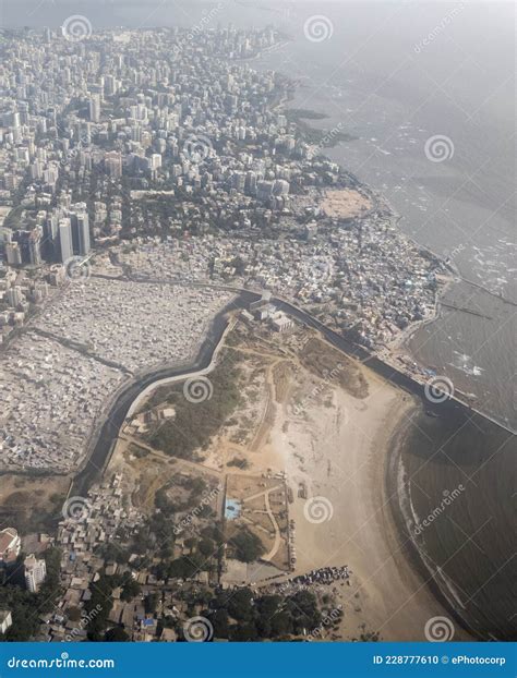 Aerial View of Mumbai City from Flight, Mumbai, Stock Photo - Image of downtown, building: 228777610