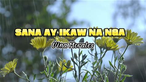 Vina Morales - Sana Ay Ikaw Na Nga Lyrics video - YouTube