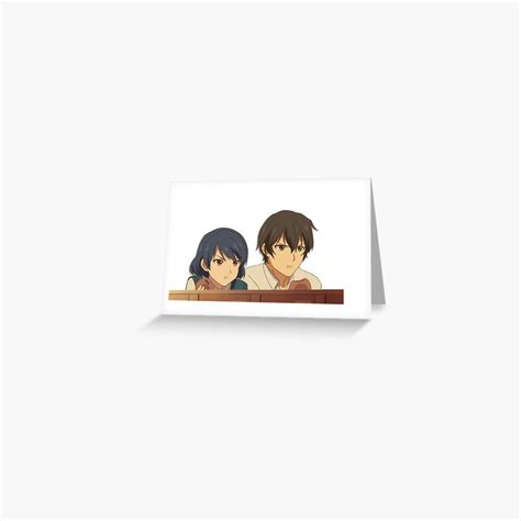 "Rui Tachibana and Natsuo Fujii - Domestic Girlfriend" Greeting Card for Sale by ImReflection ...