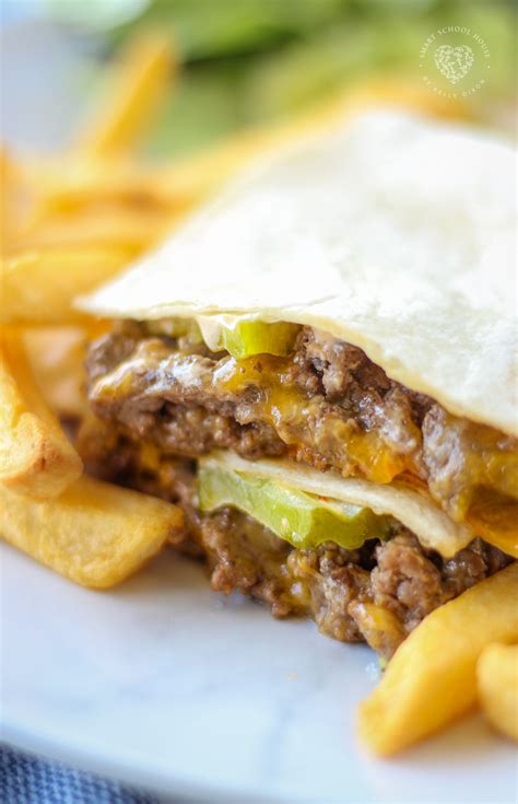 Cheeseburger Quesadillas with a DELICIOUSLY Addicting Sauce!